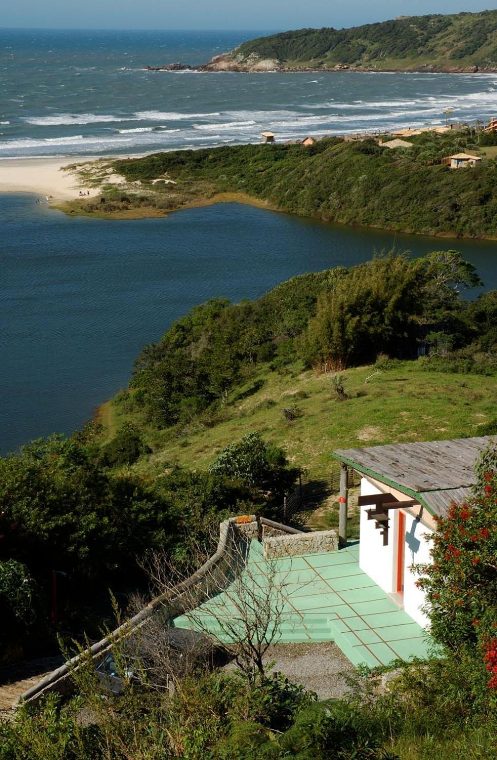 Pousada Pedra Grande Praia do Rosa Bagian luar foto